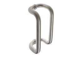 HANDLE PP107 32x600mm BRUSHED STAINLESS STEEL (Doors 12-30mm and 50-70mm)