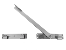 Swing gate latch 400mm, lockable ZN RIGHT