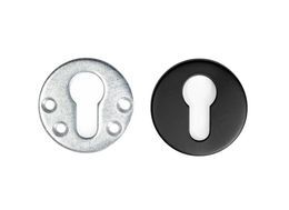 AVAINKILPI HEAD PZ RT MUSTA, Ø50, pari, 5mm korkea. Oville enintään 90mm.