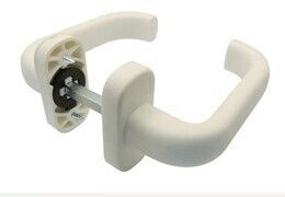 DOOR HANDLE IBFM 536 WHITE PLASTIC (for narrow profiles, with spring) DOOR HANDLE IBFM 536 WHITE PLASTIC (for narrow profiles, with spring)