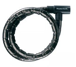 RATTALUKK MASTER LOCK (terastrossi pikkus 1200mm, Ø 22mm) MUST