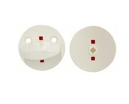 WC LUKUSTI ABLOY 007 (sobib 40mm uksele) FE/VALGE