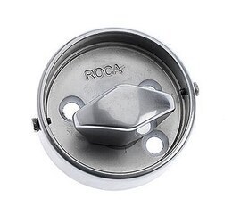 Evacuation escutcheon ROCA D59 Evacuation Escutcheon + thumb turn ROCA D52 Thumb Turn, black (height 28 mm), suitable for Abloy locks.