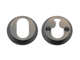 CYLINDER ESCUTCHEON SET ASSA 18256 BRASS/BLACK