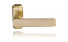 ABLOY 4/0650 FORUM Brass/Brushed Door Handle (with reinforced spring, suitable for doors 40–60 mm thick)