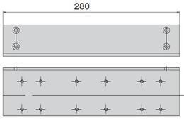 UKSESULGUR ABLOY NURK-KINNITUSPLAAT DC113 (uksesulgurile DC330 / DC335) UKSESULGUR ABLOY NURK-KINNITUSPLAAT DC113 (uksesulgurile DC330 / DC335)