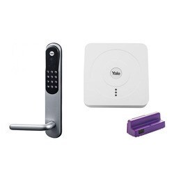 ÄLYLUKKO YALE DOORMAN HOPEA SUOMI BL907 + WIFI MODUULI JA HUBi KIT (ABLOY LUKKO) ÄLYLUKKO YALE DOORMAN HOPEA SUOMI BL907 + WIFI MODUULI JA HUBi KIT (ABLOY LUKKO)