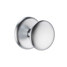 DOOR KNOB ABLOY 118 BRASS/SATIN CHROME