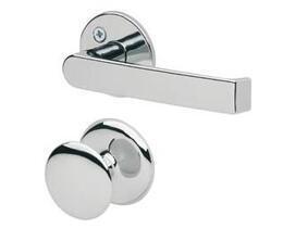 DOOR HANDLE+PULL KNOB ABLOY PRIME 15/119 ZN/CR (50-60mm doors)