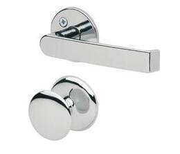 DOOR HANDLE+PULL KNOB ABLOY PRIME 15/119 ZN/CR (50-60mm doors)