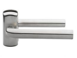 DOOR HANDLE ABLOY INOXI 3-19s/0650 SS (spring loaded, 40-70mm doors)