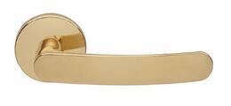 DOOR HANDLE ABLOY POLAR 6/002 SATIN BRASS (spring loaded, 38-60mm doors)