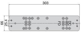 MOUNTING PLATE ABLOY DC106 (for DC240;247;250;405)