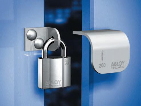 ПЕТЛИ ДЛЯ НАВЕСНЫХ ЗАМКОВ ABLOY PL 200 (для правосторонних дверей)  