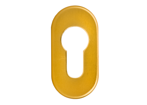 ESCUTCHEON ALUX OVAL D PZ GOLD (pair)  