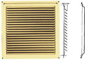 VENT AMIG BRASS 150x150mm  