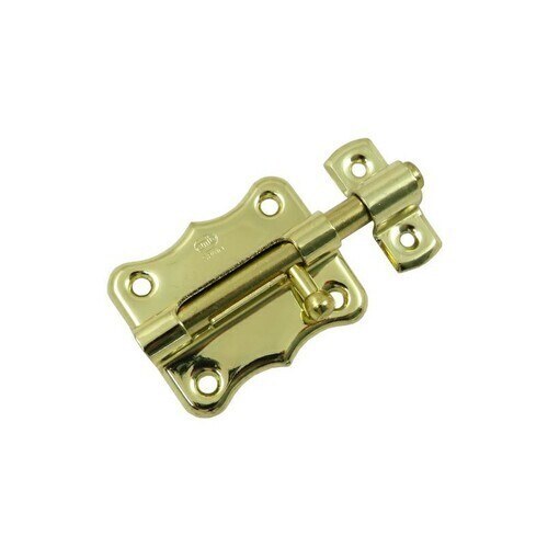 BARREL BOLT AMIG  384/50 BRASS PLATED VARNISHED  