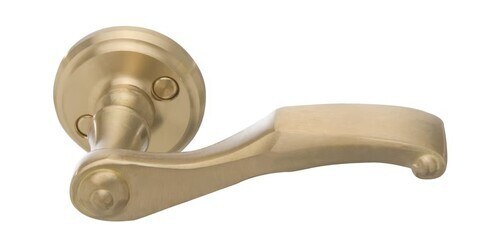 DOOR HANDLE ASSA 1927 BRASS (with spring)  