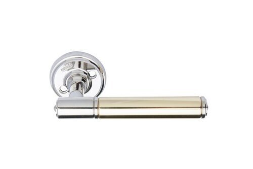 DOOR HANDLE ASSA 1930 BRASS/POLISHED (with spring)  