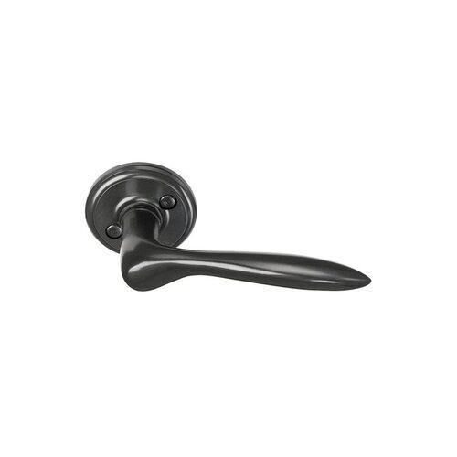 DOOR HANDLE ASSA 1956 MS/BROWN-OXIDISED (with spring)  