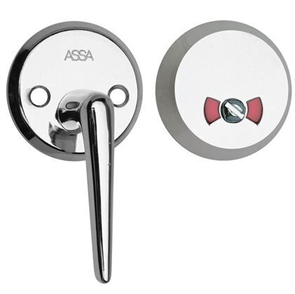 ПОВОРОТНАЯ КНОПКА ASSA 9265 WC ХРОМ  