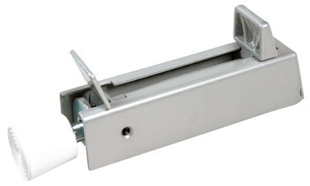 DOOR STOPPER PEDAL TYPE IBFM 235 150mm SILVER max 60kg DOORS  