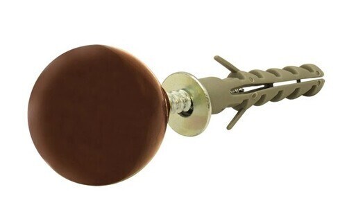 DOORSTOP IBFM 266 BALL BROWN  