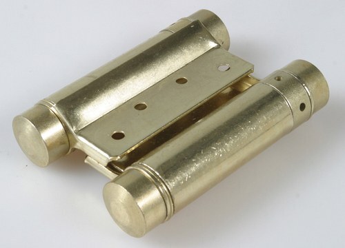 DOUBLE ACTION SPRING HINGE IBFM 29 75mm BRASS  