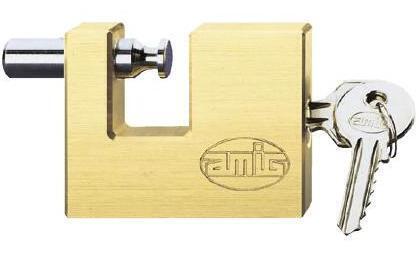 PADLOCK AMIG 200 BRASS 90x60mm  