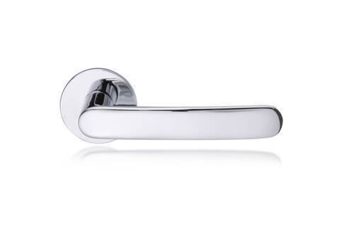 OVENPAINIKE ABLOY POLAR 6/002 KROMATTU MESSINKI (vahvistusjousella, 40-60mm ovelle)  