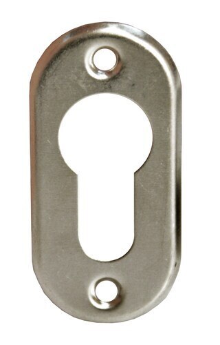 CYLINDER ESCUTCHEON AGB 640 PZ BRASS/NICKEL  