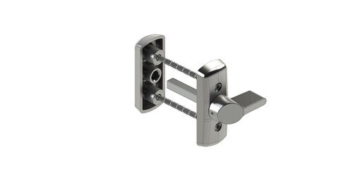 ПОВОРОТНАЯ КНОПКА + ЩИТОК ABLOY CH 014 МАТОВЫЙ НИКЕЛЬ (для профильный двери)  