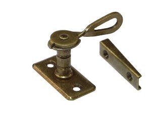 WINDOW LID CLOSER AMIG 12, 50x25x33, ANTIQUE BRASS PLATED  