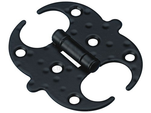 HINGE AMIG 553 125x125x2 MATT BLACK EPOXY  