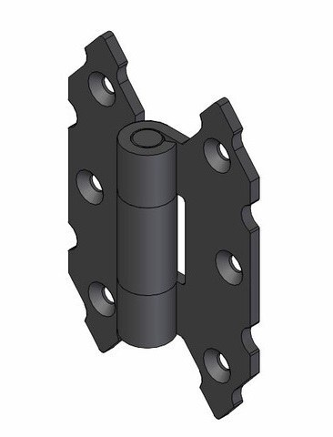 HINGE AMIG 9010 90x60x3 BLACK  