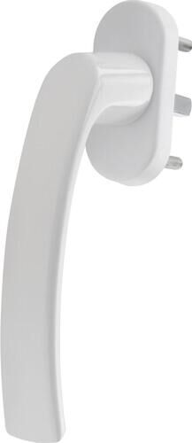 WINDOW HANDLE FOR A PLASTIC WINDOW, WHITE (non-lockable)  