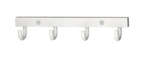 TOWEL HOOK ABLOY PRESTO 944 ALUMINIUM/WHITE  