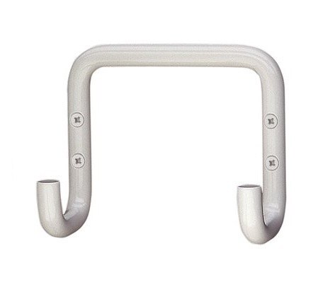 COAT HOOK ABLOY PRESTO 938 ALUMINIUM/WHITE  