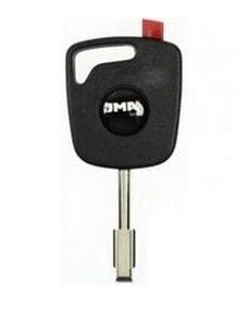 FORD HUF CAR KEY BLANK WITH IMMOBILIZER CHIP HOLE  