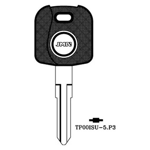 ISUZU CAR KEY BLANK WITH IMMOBILIZER CHIP HOLE  