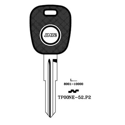 LAND ROVER CAR KEY BLANK WITH IMMOBILIZER CHIP HOLE  