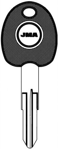 SSANGYONG CAR KEY BLANK WITH IMMOBILIZER CHIP HOLE  