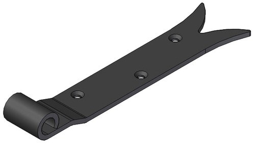 WINDOW SHUTTER HINGE BAR AMIG 7000 400x35 BLACK  