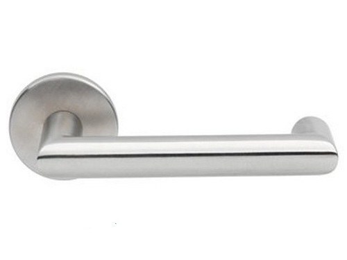 ДВЕРНАЯ РУЧКА ABLOY INOXI 3-19k/002 НЕРЖАВЕЮЩАЯ СТАЛЬ (с усилиной пружиной, 40-60мм дверям)  