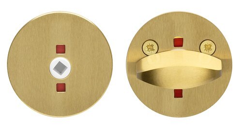 TURNING KNOB ABLOY 007 WC BRASS/POLISHED  