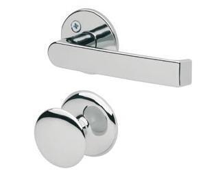 DOOR HANDLE+PULL KNOB ABLOY PRIME 15/119 SATIN CHROME (50-60mm doors)  