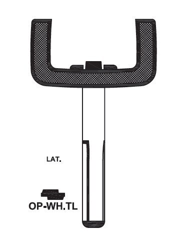 OPEL CAR KEY BLANK BLADE  