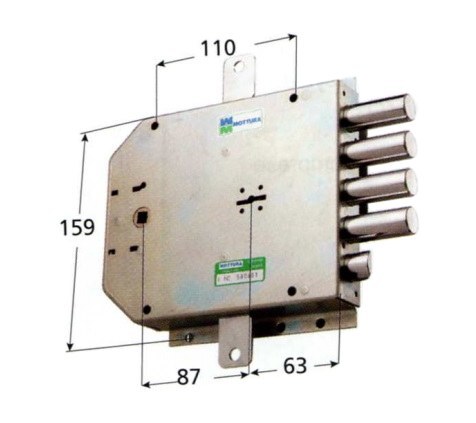 MORTISE LOCK MOTTURA 50555  