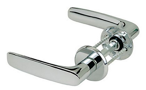 DOOR HANDLE LH104 BRASS/CR (65mm doors)  