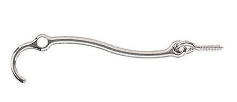 WINDOW STORM HOOK ROCA L=97mm, NICKEL  